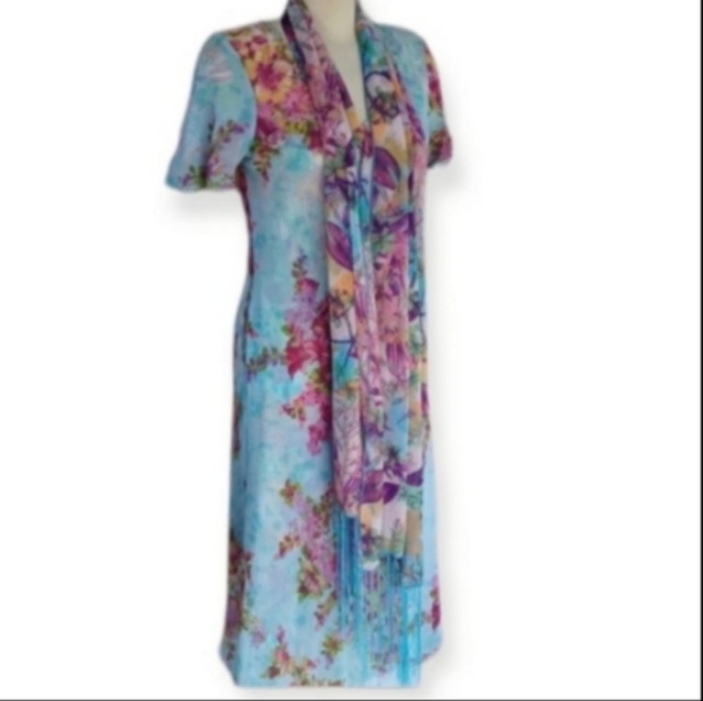 Floral reversible Dress Midi Size L